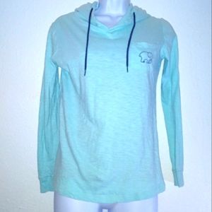 Ivory Ella Hooded Long Sleeve Tee